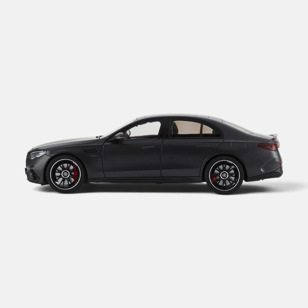 NZG Mercedes Benz E53 Hybrid AMG 4Matic Sedan (W214) Graphite Grey 1:18