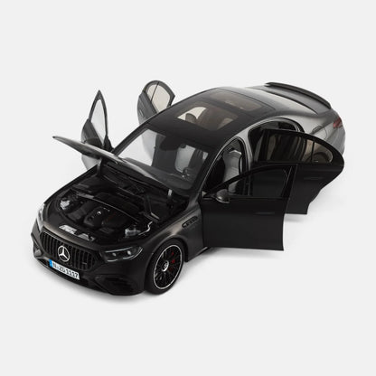 NZG Mercedes Benz E53 Hybrid AMG 4Matic Sedan (W214) Graphite Grey 1:18