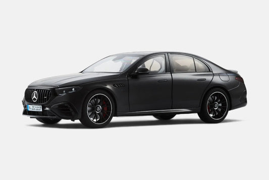 NZG Mercedes Benz E53 Hybrid AMG 4Matic Sedan (W214) Graphite Grey 1:18