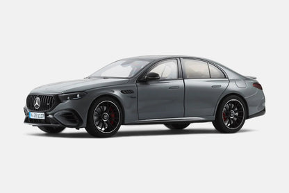 NZG Mercedes Benz E53 Hybrid AMG 4Matic Sedan (W214) Alpine Grey 1:18
