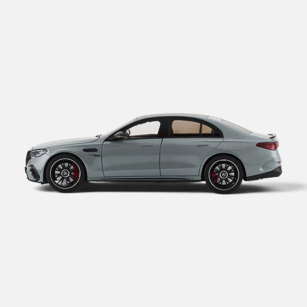NZG Mercedes Benz E53 Hybrid AMG 4Matic Sedan (W214) Alpine Grey 1:18