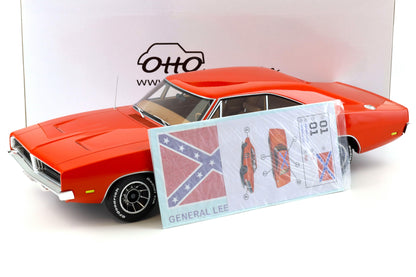 Otto 1969 Dodge Charger Dukes of Hazzard Hemir Orange 1:12