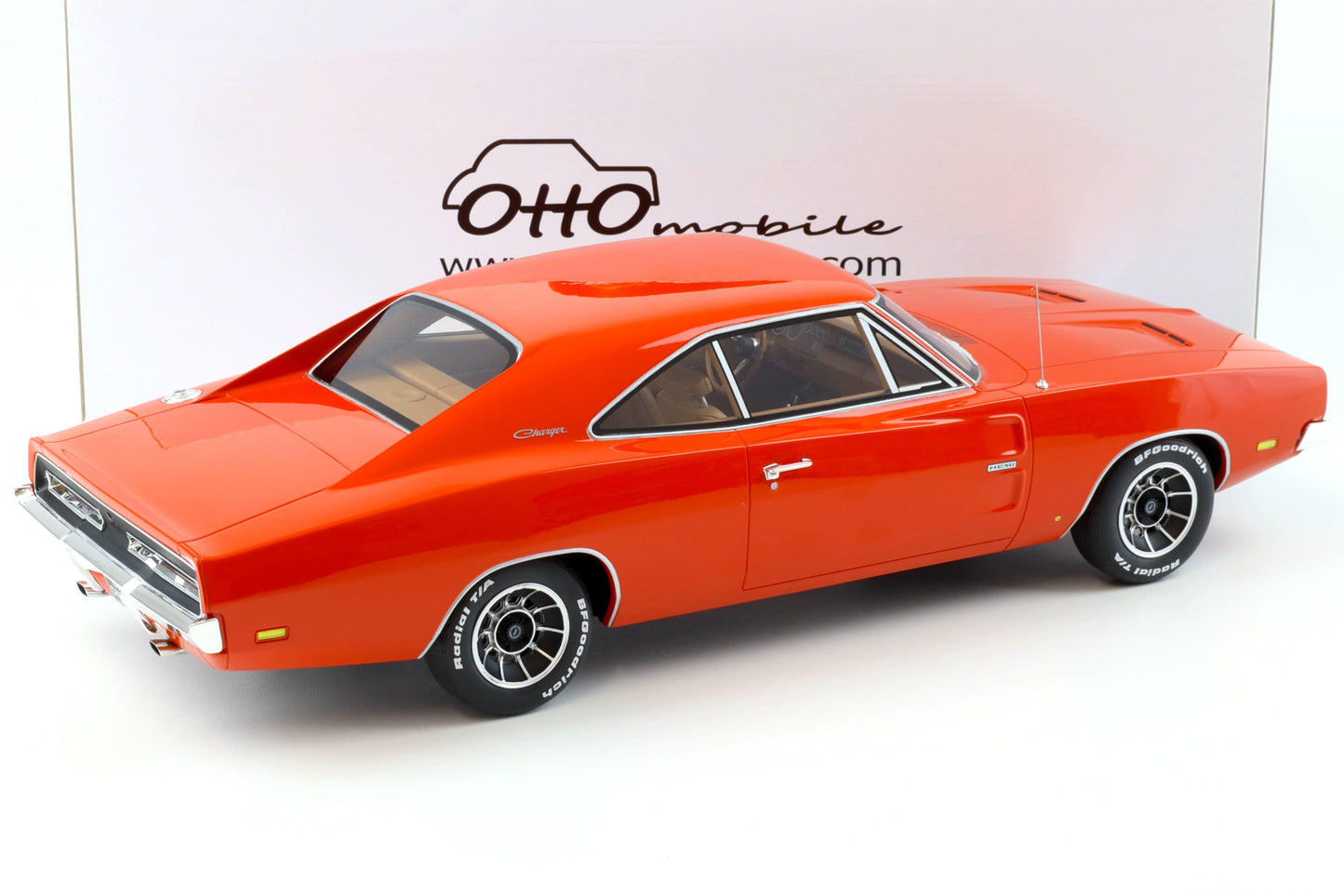 Otto 1969 Dodge Charger Dukes of Hazzard Hemir Orange 1:12