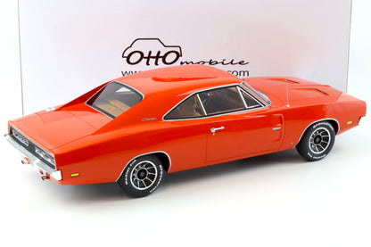 Otto 1969 Dodge Charger Dukes of Hazzard Hemir Orange 1:12