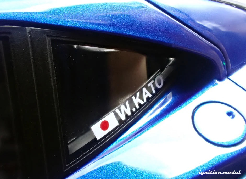Ignition-Model Ferrari F40 LBWK LB-Works 40 Japan Blue Pilot 1:18