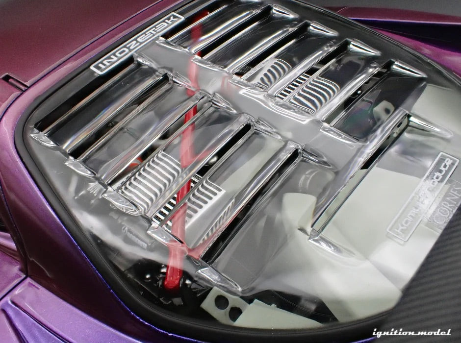 Ignition-Model Ferrari F40 LBWK LB-Works 40 Japan Midnight Purple Metallic 1:18