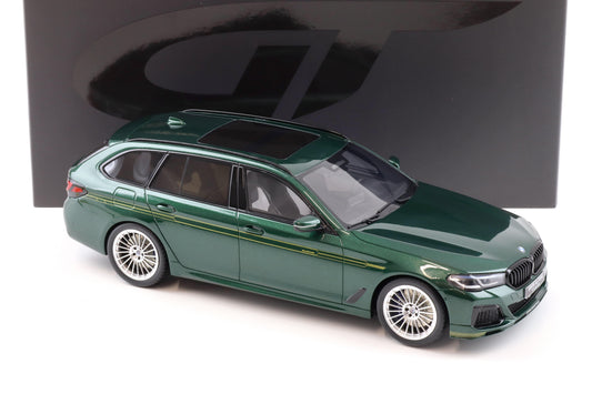 GT Spirit 2023 BMW Alpina B5 5 Series Touring Wagon Green Metallic 1:18