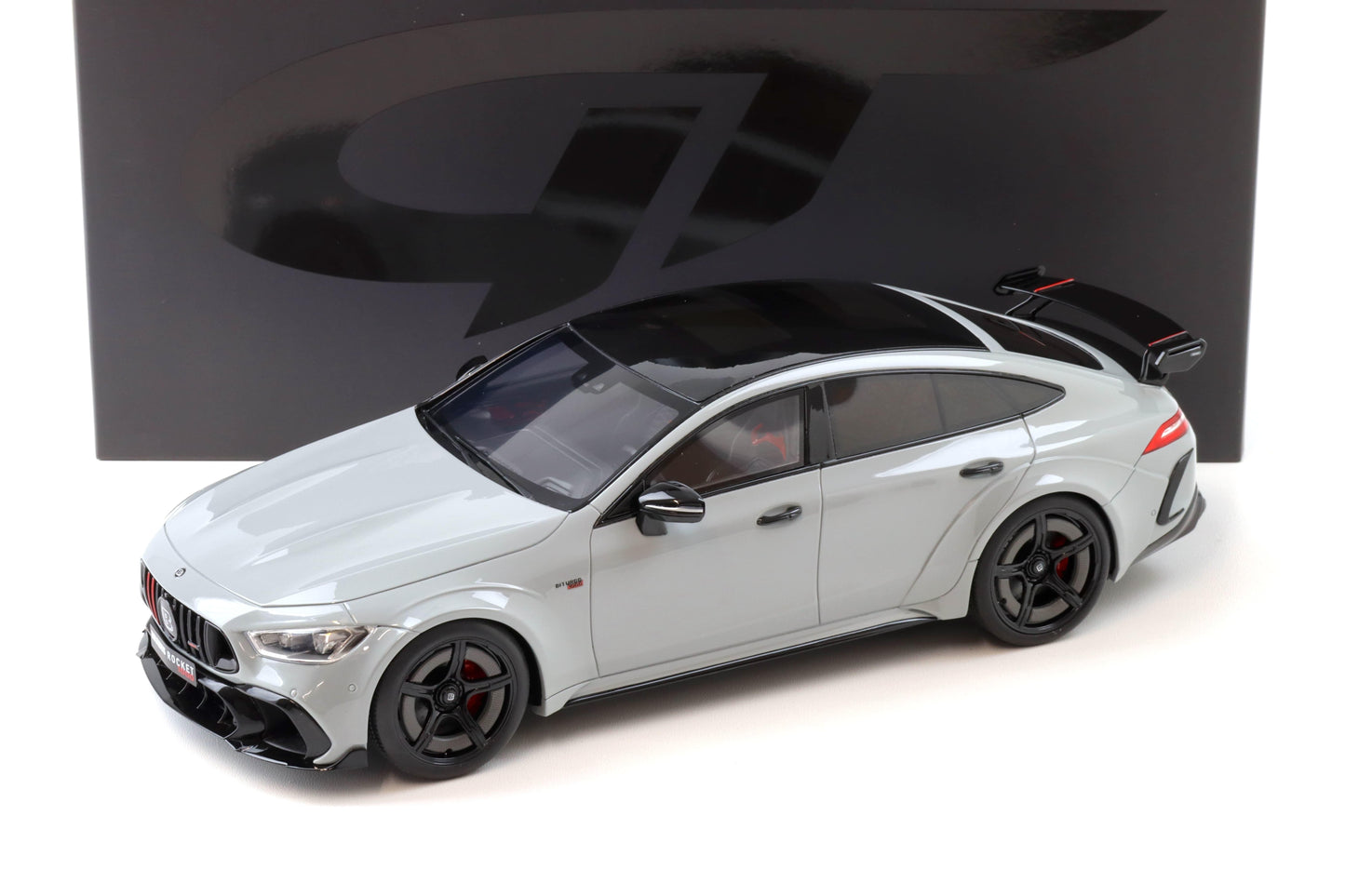 GT Spirit 2024 Brabus Mercedes Benz AMG GT63 C192 Rocket 1000 Nardo Grey 1:18