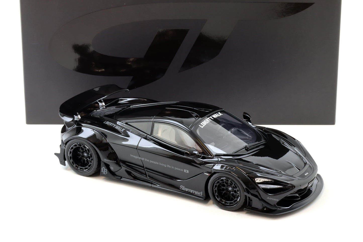 GT Spirit 2023 Mclaren 720S LB-Works Black 1:18