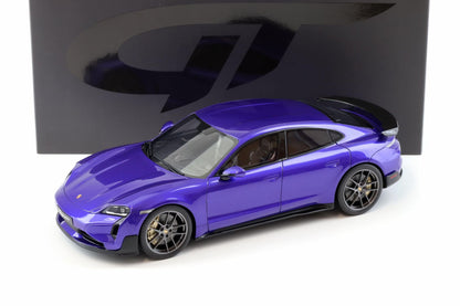 GT Spirit 2023 Porsche Taycan Turbo GT Purple Sky Metallic 1:18