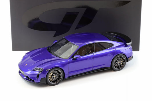 GT Spirit 2023 Porsche Taycan Turbo GT Purple Sky Metallic 1:18