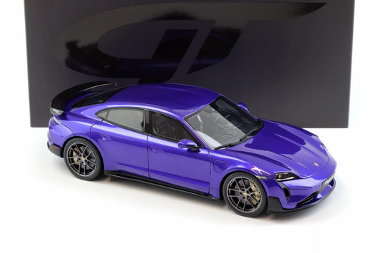 GT Spirit 2023 Porsche Taycan Turbo GT Purple Sky Metallic 1:18