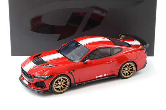 GT Spirit 2025 Ford Shelby Mustang Super Snake Race Red 1:18