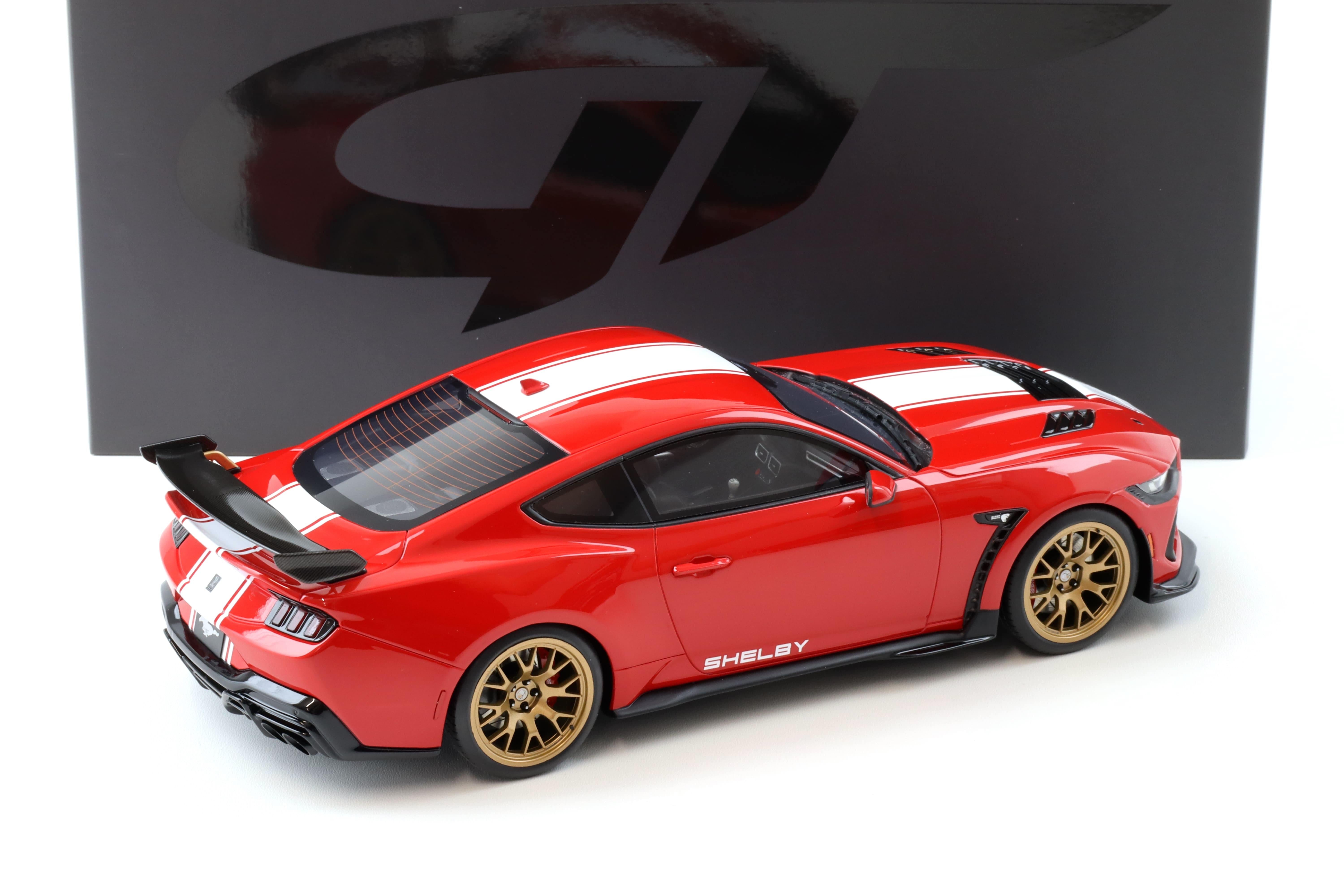 GT Spirit 2025 Ford Shelby Mustang Super Snake Race Red 1:18 – STM