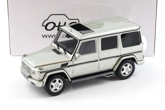 Otto Mercedes-Benz 2003 G-Class G55 AMG (W463) Iridium Silver 1:18