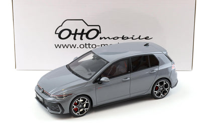 Otto 2024 Volkswagen Golf GTI MK 8 Moonstone Grey 1:18