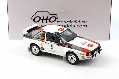 Otto 1986 Audi Sport Quattro #5 Olympus Rally 1986 White 1:18