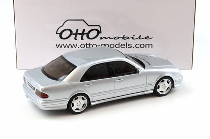 Otto 2001 Mercedes-Benz E55 AMG W210 Brilliant Silver 744 1:18