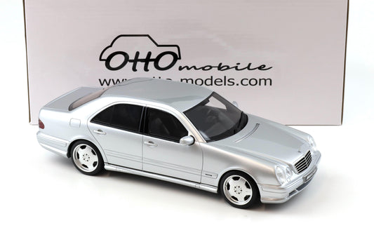 Otto 2001 Mercedes-Benz E55 AMG W210 Brilliant Silver 744 1:18