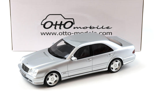 Otto 2001 Mercedes-Benz E55 AMG W210 Brilliant Silver 744 1:18