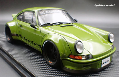 Ignition-Model Porsche 911 F Series Backdate RWB Coupe Green 1:18