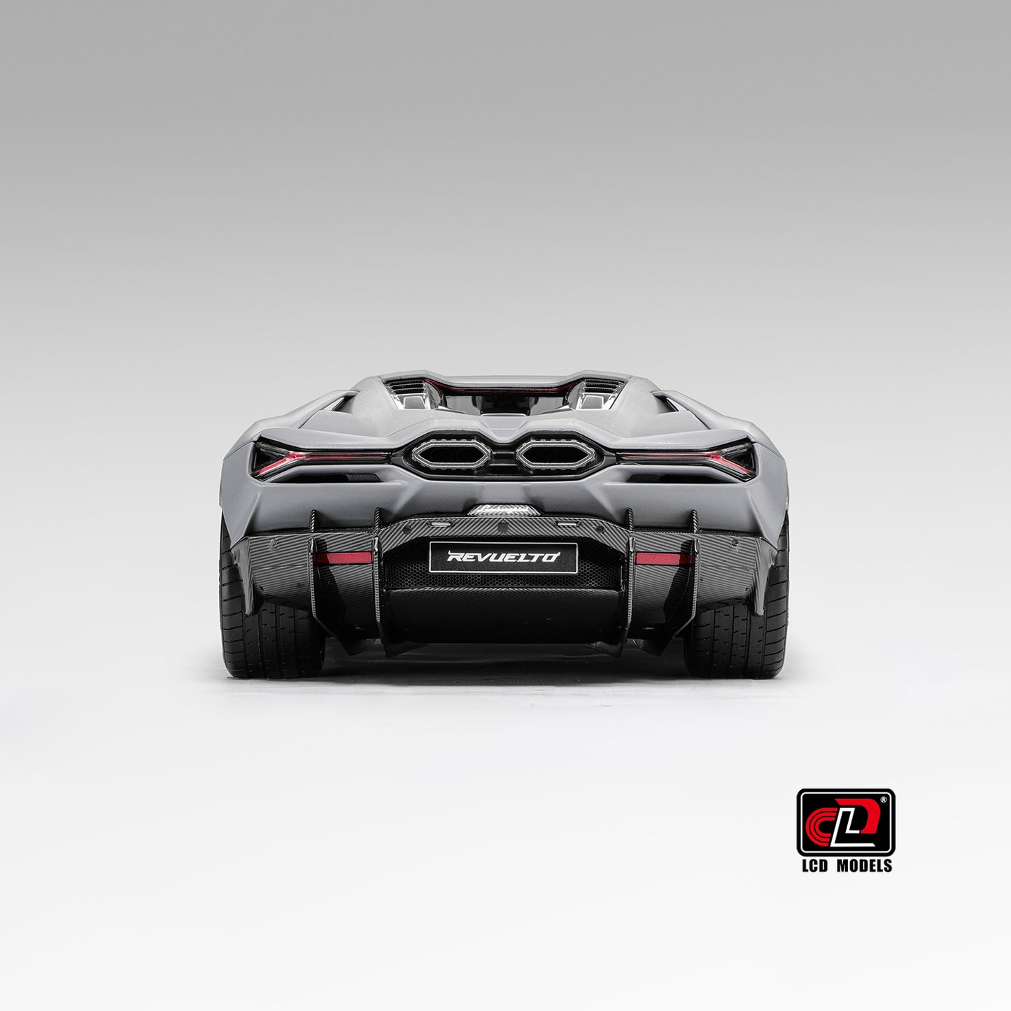 LCD 2024 Lamborghini Revuelto Matte Grey 1:18