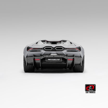 LCD 2024 Lamborghini Revuelto Matte Grey 1:18