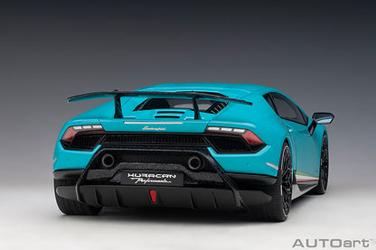 AUTOart Lamborghini Huracan Performante Blu Glauco (Solid Blue) 1:12