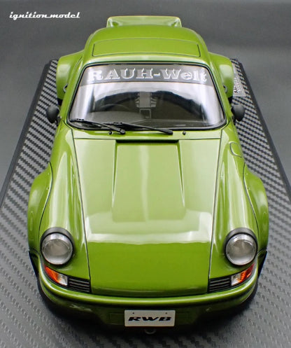 Ignition-Model Porsche 911 F Series Backdate RWB Coupe Green 1:18