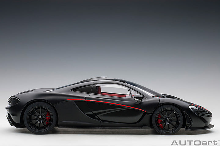 AUTOart Mclaren P1 Matte Black w/ Red Accents 1:12