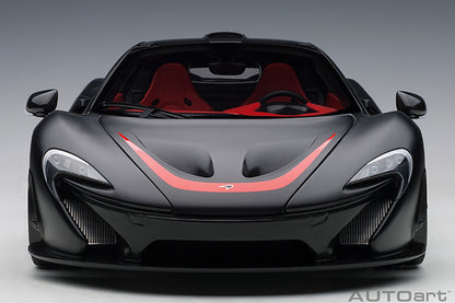 AUTOart Mclaren P1 Matte Black w/ Red Accents 1:12