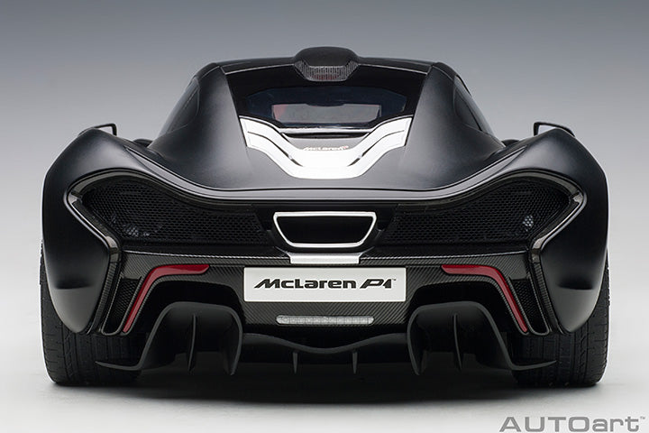 AUTOart Mclaren P1 Matte Black w/ Red Accents 1:12