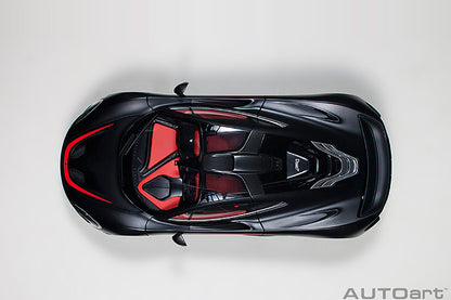 AUTOart Mclaren P1 Matte Black w/ Red Accents 1:12