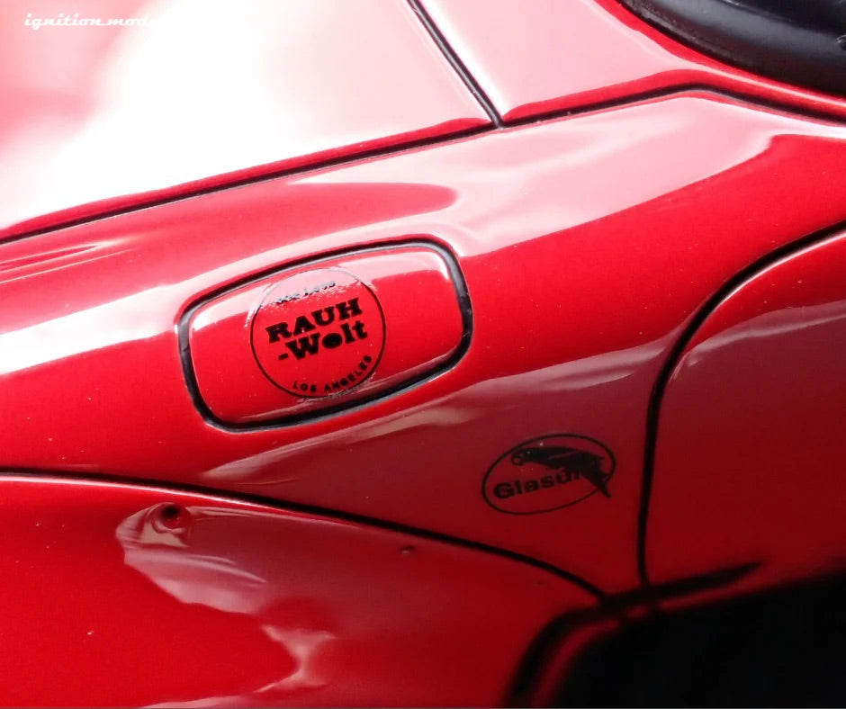 Ignition-Model Porsche 911 F Series Backdate RWB Coupe Red 1:18