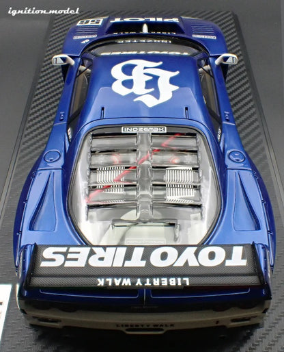 Ignition-Model Ferrari F40 LBWK LB-Works 40 Japan Blue Pilot 1:18
