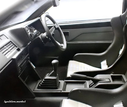 Ignition-Model Toyota Sprinter Trueno 3dr (AE86) H2 White & Black 1:18