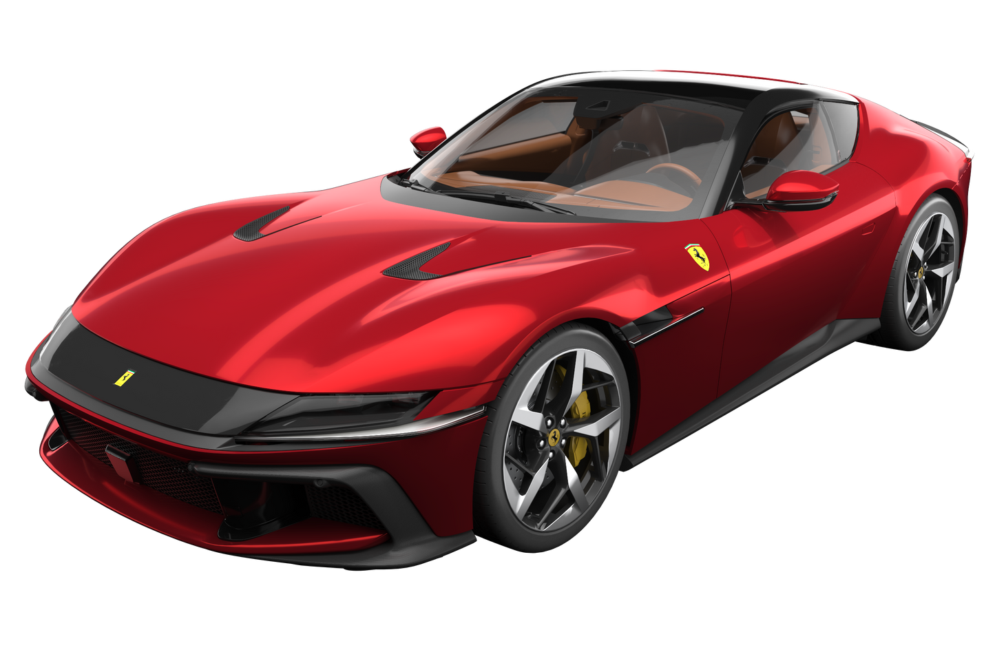 Pocher Ferrari 12cilindri Rosso Imola (Imola Red) 1:8