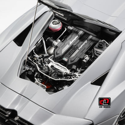 LCD 2024 Lamborghini Revuelto Matte Grey 1:18