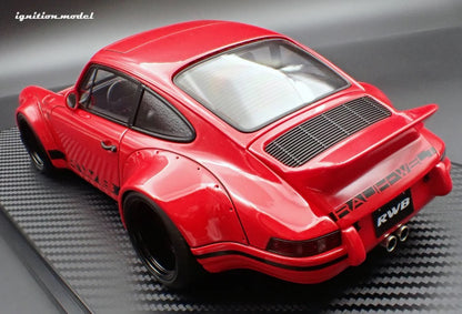 Ignition-Model Porsche 911 F Series Backdate RWB Coupe Red 1:18
