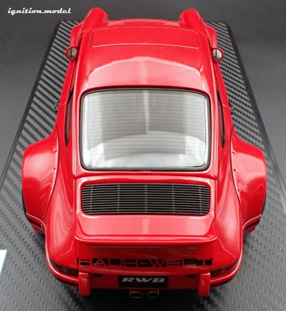 Ignition-Model Porsche 911 F Series Backdate RWB Coupe Red 1:18