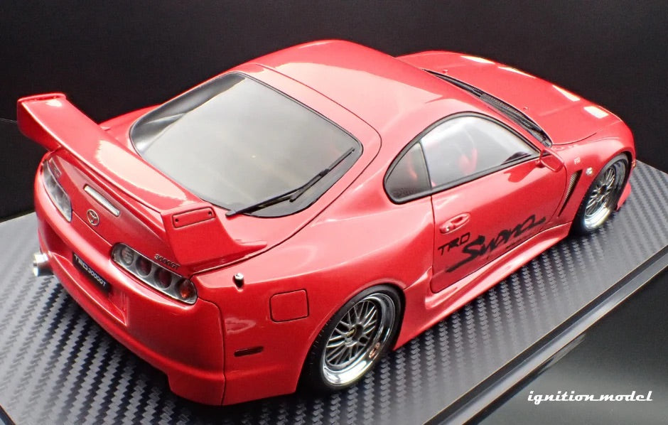 Ignition-Model Toyota Supra Mk4 (A80) TRD 3000GT Red 1:18
