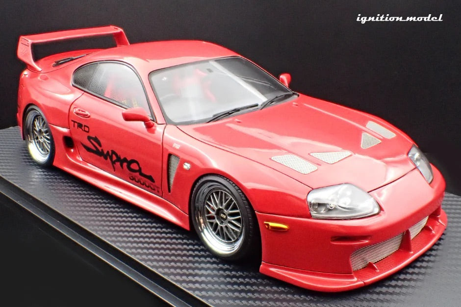 Ignition-Model Toyota Supra Mk4 (A80) TRD 3000GT Red 1:18
