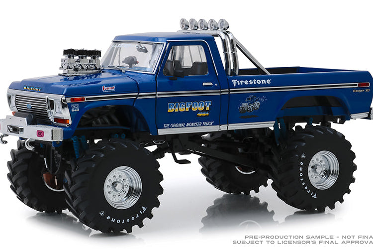 Greenlight 1974 Ford F-250 Monster Truck "Bigfoot" Blue 1:18