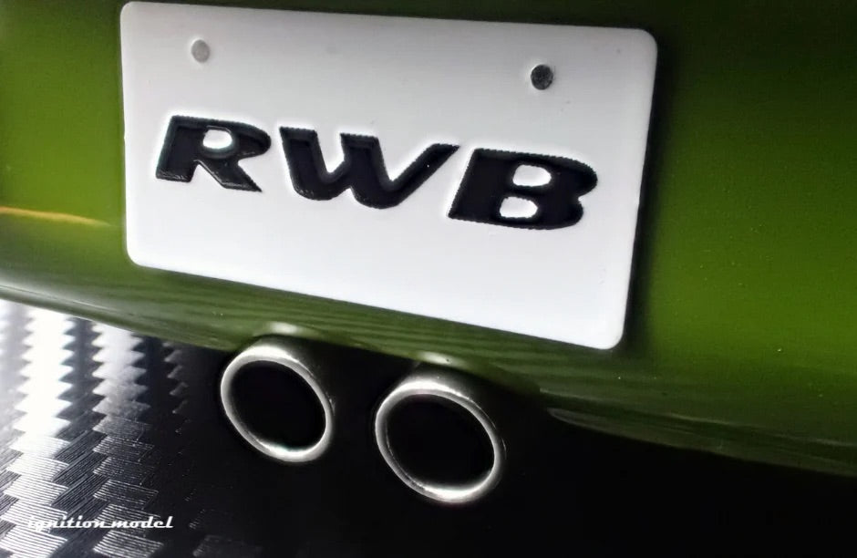 Ignition-Model Porsche 911 F Series Backdate RWB Coupe Green 1:18