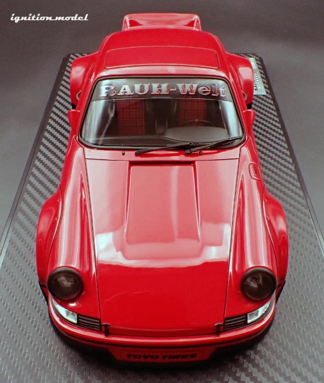 Ignition-Model Porsche 911 F Series Backdate RWB Coupe Red 1:18