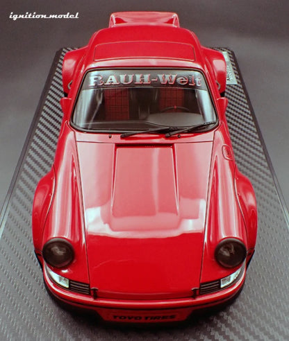 Ignition-Model Porsche 911 F Series Backdate RWB Coupe Red 1:18