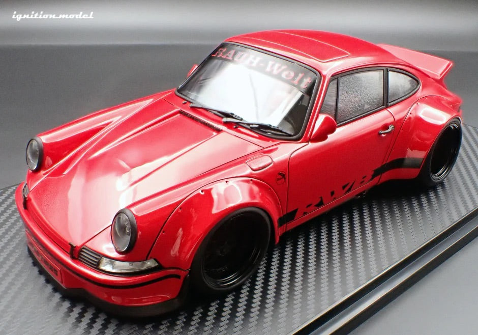 RWB930 Backdate レッド1/18 ignition Ignition-Model Porsche 911 F Series Backdate RWB Coupe Red 1:18