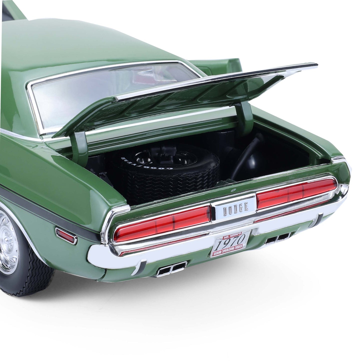 Greenlight 1970 Dodge Challenger R/T Hardtop Hemi (Mr Norm's) F8 Green 1:18