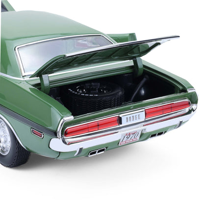 Greenlight 1970 Dodge Challenger R/T Hardtop Hemi (Mr Norm's) F8 Green 1:18