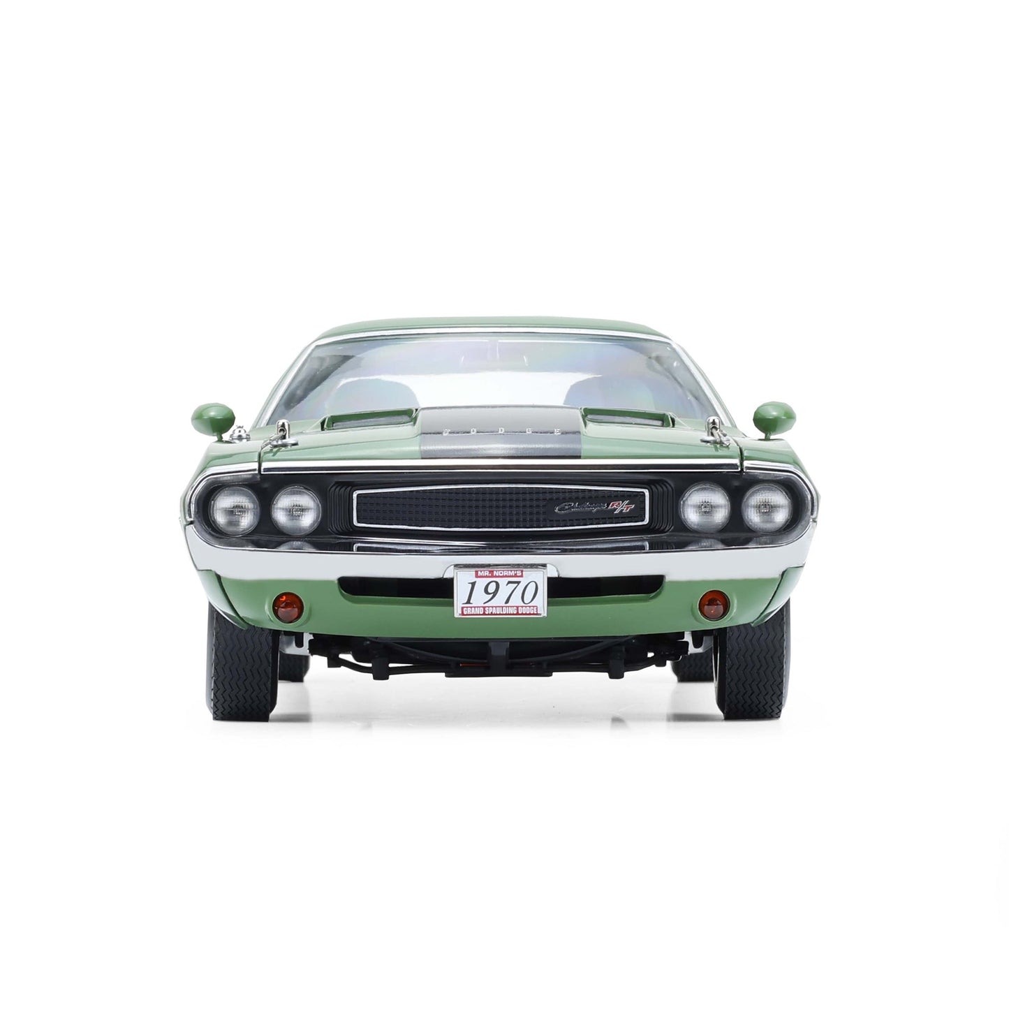 Greenlight 1970 Dodge Challenger R/T Hardtop Hemi (Mr Norm's) F8 Green 1:18